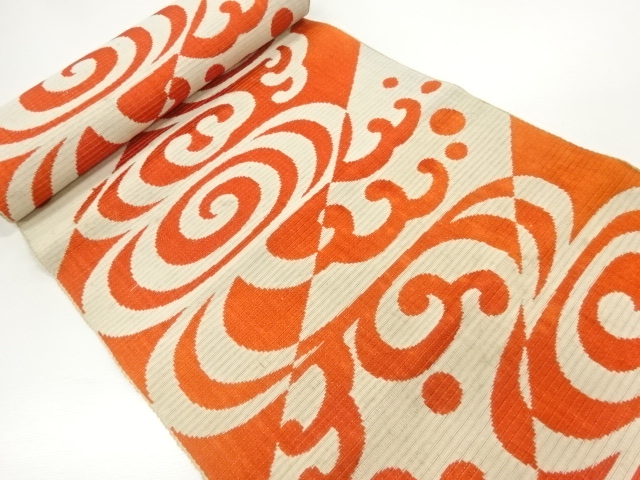 JAPANESE KIMONO / ANTIQUE 8-SUN OBI FABRIC BOLT